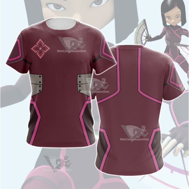 Code Lyoko Yumi Pink Cosplay T-Shirt