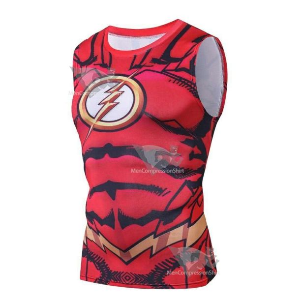 Comic Style Barry Allen Compression Tank Top