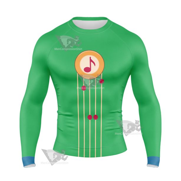 Cucumber Quest Noisemaste Green Cosplay Long Sleeve Compression Shirt