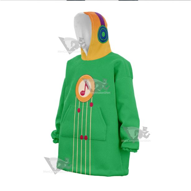 Cucumber Quest Noisemaste Green Cosplay Snug Oversized Blanket Hoodie