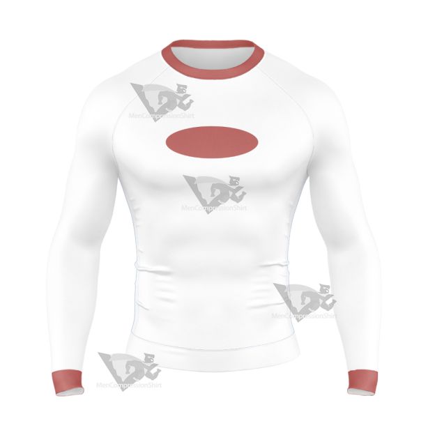 Danny Phantom White Cosplay Long Sleeve Compression Shirt