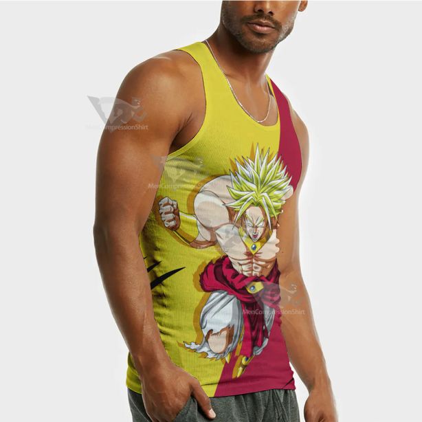 Dbz Super Broly Dragon Ball Z Sleeveless Compression Shirt