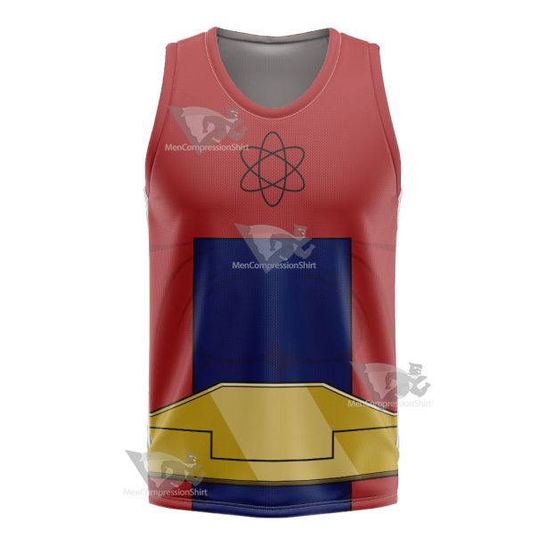 Dc Atom Smasher Red Cosplay Basketball Jersey