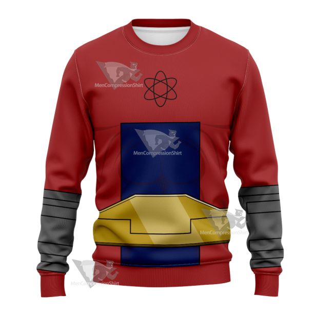 Dc Atom Smasher Red Cosplay Sweatshirt