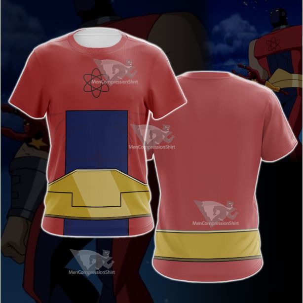 Dc Atom Smasher Red Cosplay T-Shirt