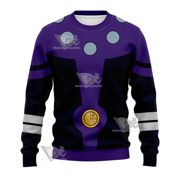 Dc Cosmic Boy Purple Cosplay Sweatshirt