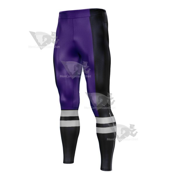 Dc Cosmic Boy Purple Mens Compression Legging