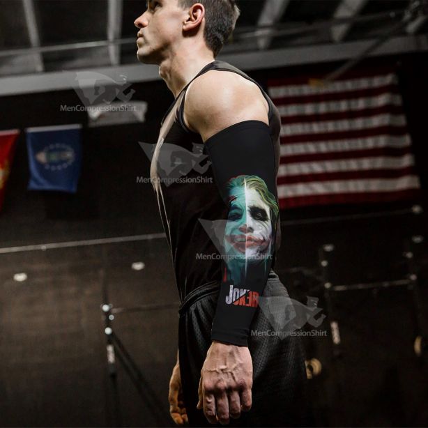 Dc Joker 2019 Joker Batman Black Compression Arm Sleeve