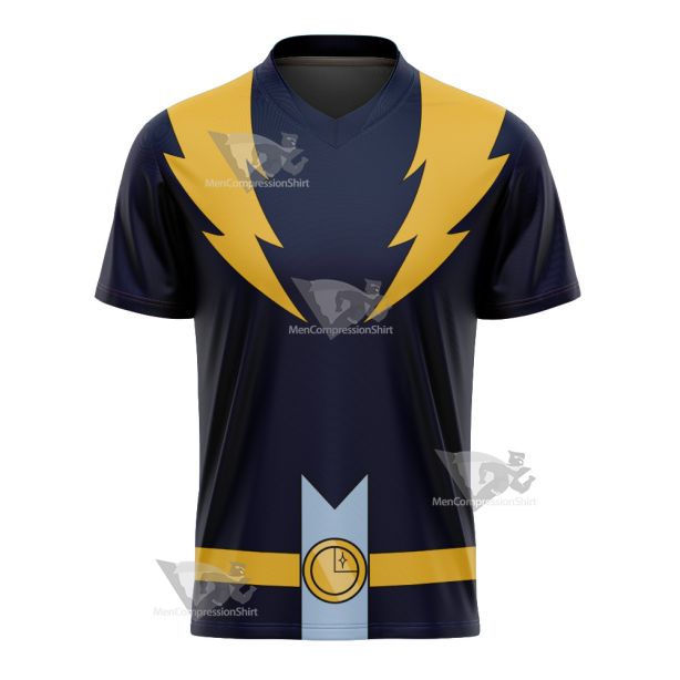 Dc Lightning Lad Yellow Cosplay Football Jersey