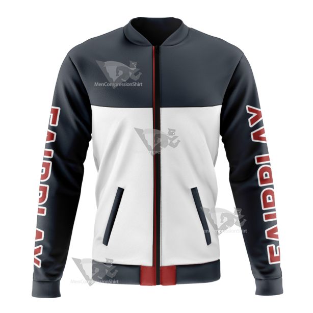 Dc Mr Terrific Grey Cosplay Bomber Jacket