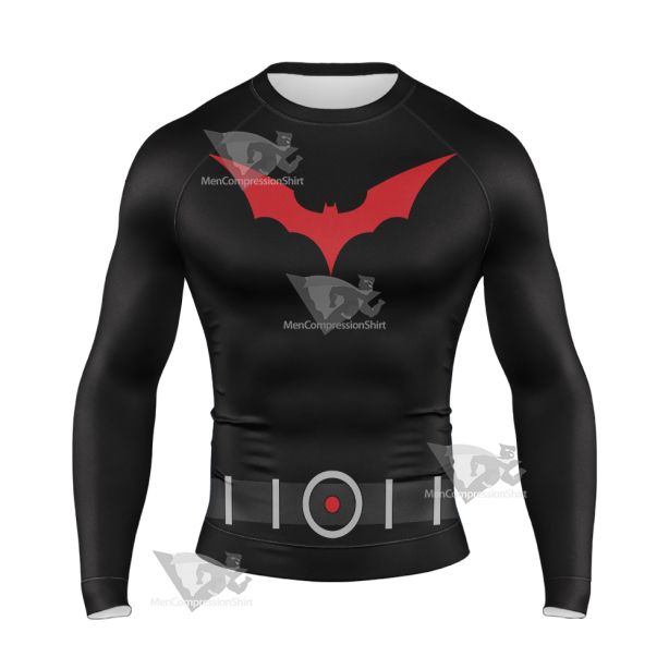 Dc Terry Mcginnis Red Cosplay Long Sleeve Compression Shirt