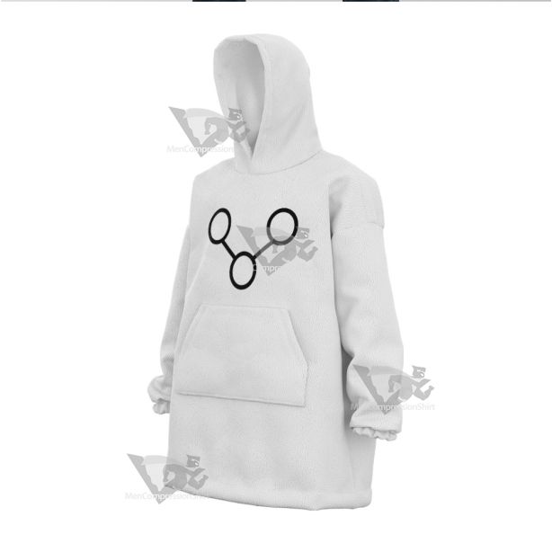 Dc The Changing Man White Cosplay Snug Oversized Blanket Hoodie