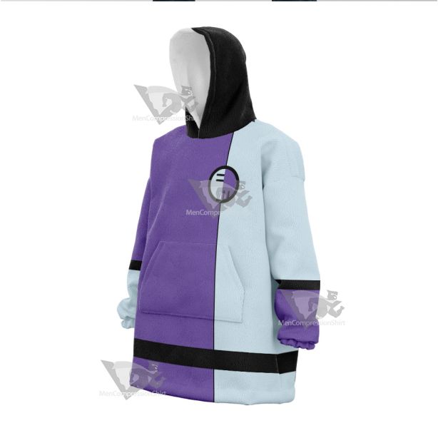 Dc The Elongated Man Purple Cosplay Snug Oversized Blanket Hoodie