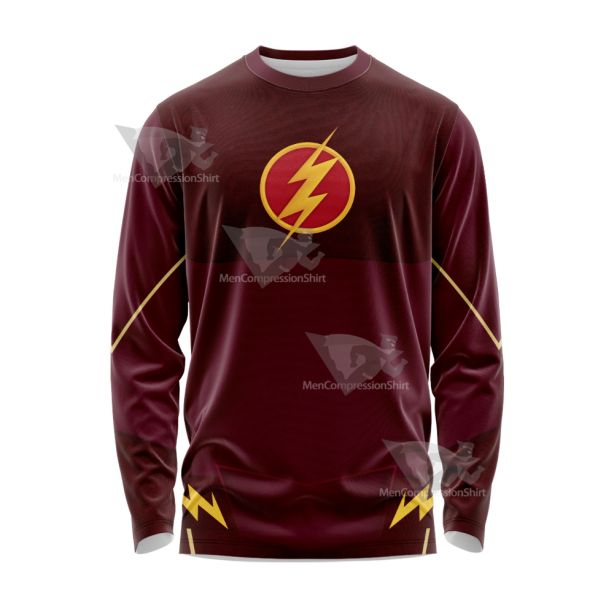 Dc The Flash Season 1 Bartholomew Henry Barry Allen Long Sleeve Shirt