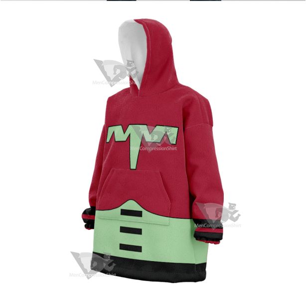 Dc Ultra Boy Red Cosplay Snug Oversized Blanket Hoodie