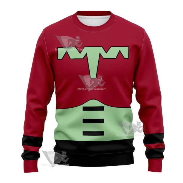 Dc Ultra Boy Red Cosplay Sweatshirt