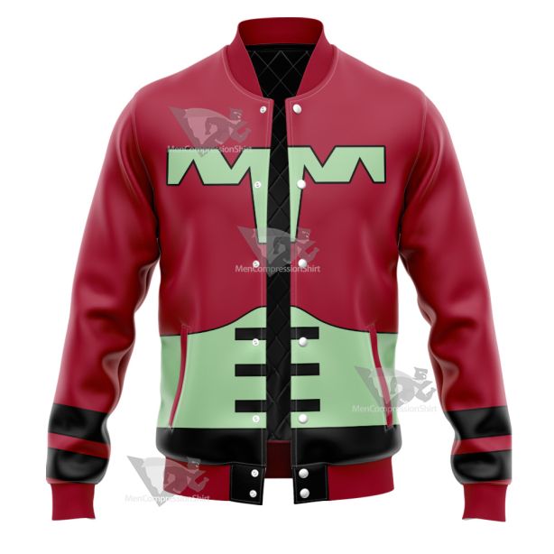 Dc Ultra Boy Red Cosplay Varsity Jacket