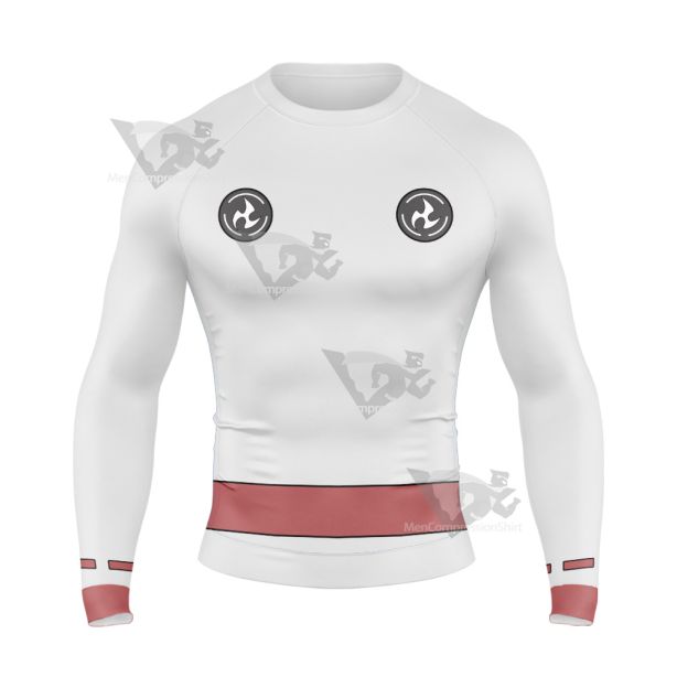 Demon Prince Nanamori Aoi White Cosplay Long Sleeve Compression Shirt