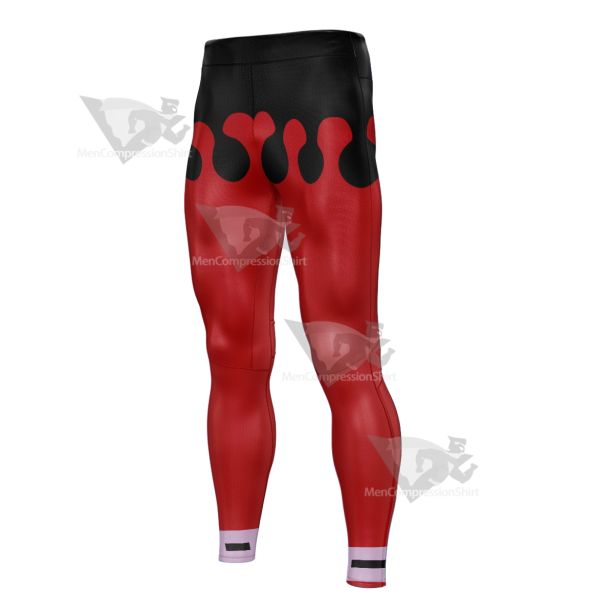 Demon Slayer Douma Red Men Compression Legging