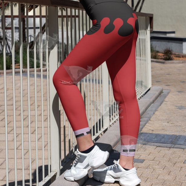 Demon Slayer Douma Red Women Compression Legging