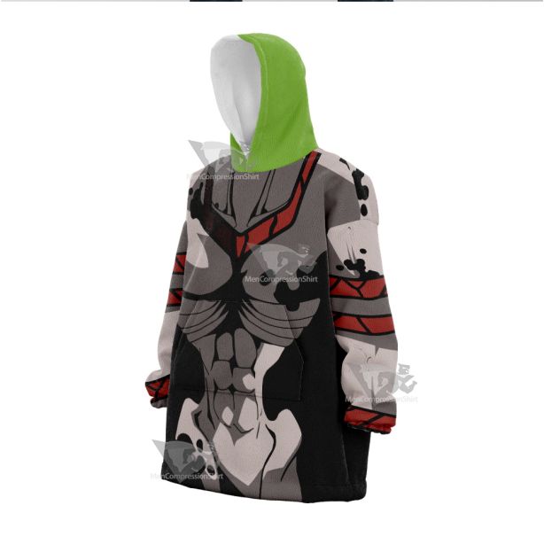 Demon Slayer Gyutaro Snug Oversized Blanket Hoodie