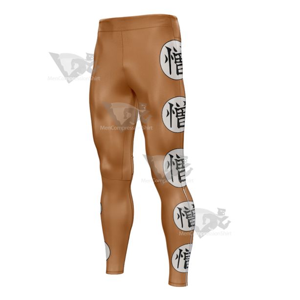 Demon Slayer Hantengu Brown Mens Compression Legging