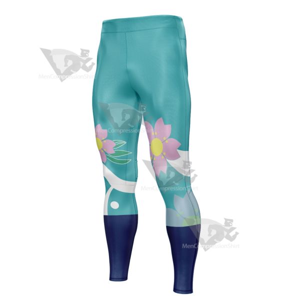 Demon Slayer Inosuke Hashibira Green Men Compression Legging