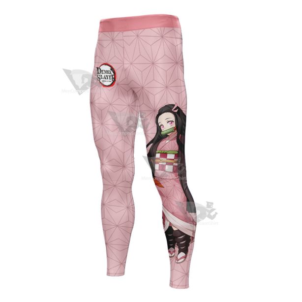 Demon Slayer Nezuko Kamado Character Mens Compression Legging