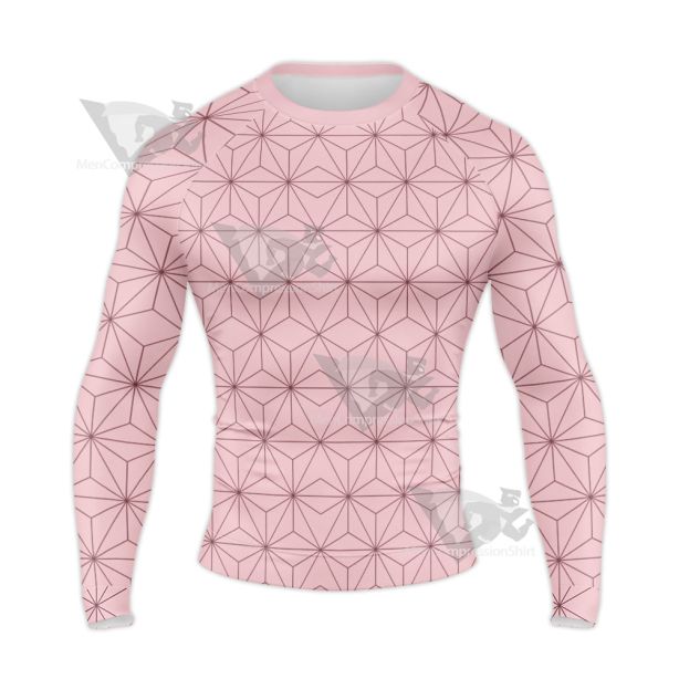 Demon Slayer Nezuko Kamado Long Sleeve Compression Shirt