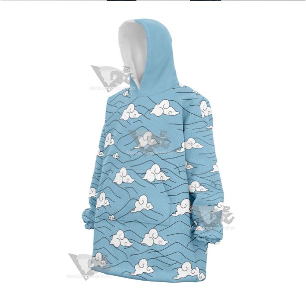 Demon Slayer Sakonji Urokodaki Blue Snug Oversized Blanket Hoodie