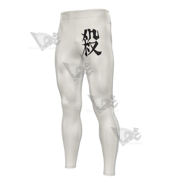 Demon Slayer Sanemi Grey Mens Compression Legging