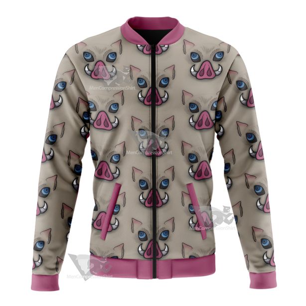 Demon Slayer Wildschwein Head Bomber Jacket