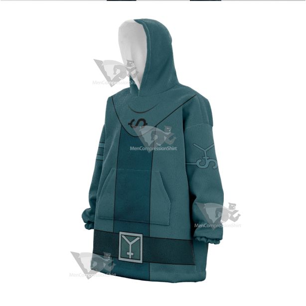 Di Gata Adam Blue Cosplay Snug Oversized Blanket Hoodie