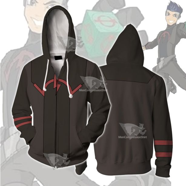 Di Gata Defenders Seth Grey Cosplay Zip Up Hoodie