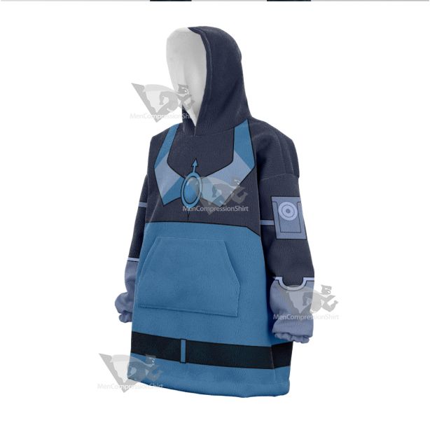 Di Gata Melosa Blue Cosplay Snug Oversized Blanket Hoodie