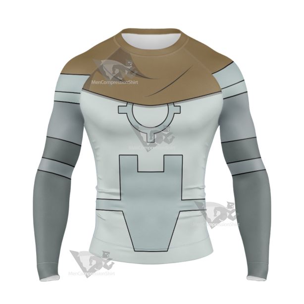 Di Gata Rion Grey Cosplay Long Sleeve Compression Shirt