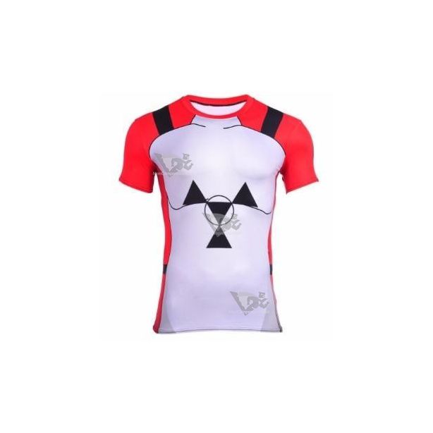 Digimon Guilmon Short Sleeve Compression Rash Guard