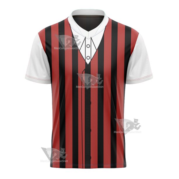 Dont Starve Wilson Red Cosplay Football Jersey