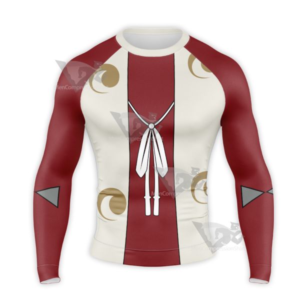 Dororo Tahomaru Red Long Sleeve Compression Shirt