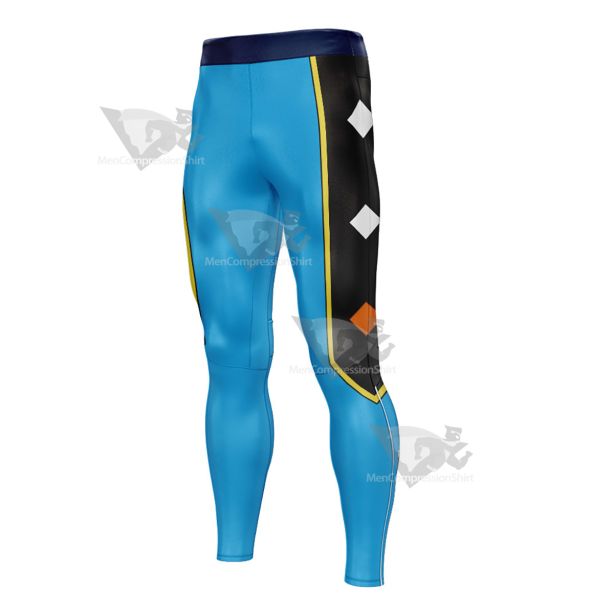 Dragon Ball Beerus Blue Mens Compression Legging