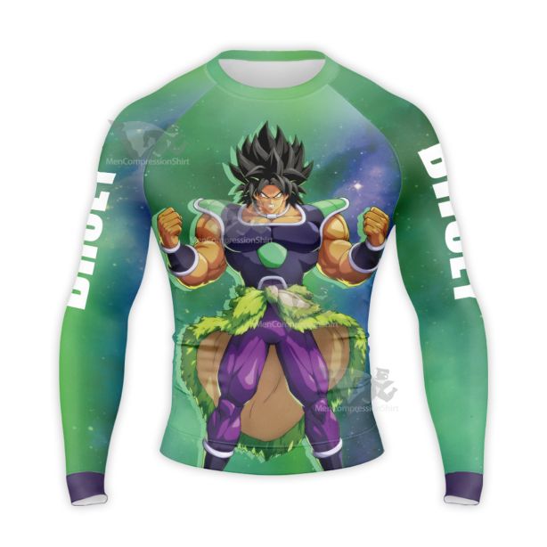 Dragon Ball Broly Galaxy Long Sleeve Compression Shirt