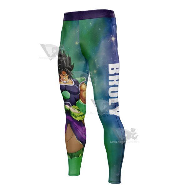 Dragon Ball Broly Galaxy Mens Compression Legging