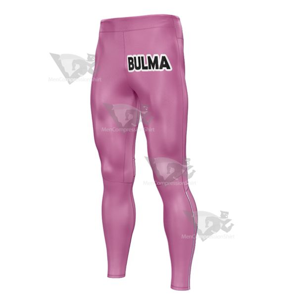 Dragon Ball Bulma Pink Mens Compression Legging