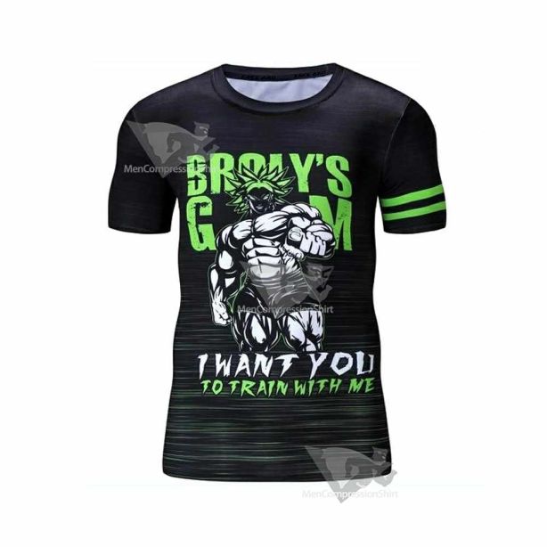 Dragon Ball Compression Broly Gym Shirt