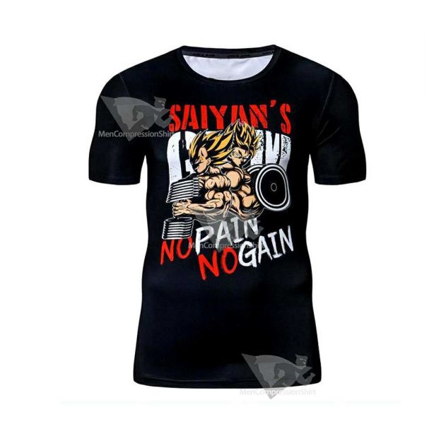 Dragon Ball Compression Duo Saiyan Shirt