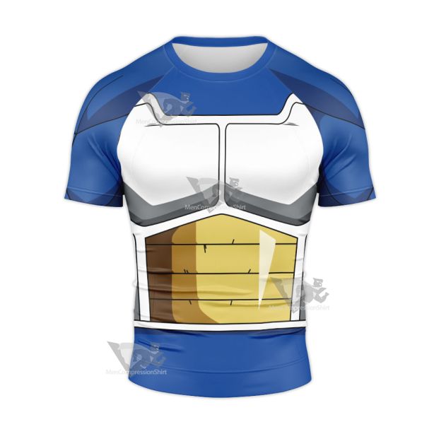 Dragon Ball Fighterz Vegeta Short Sleeve Compression Shirt