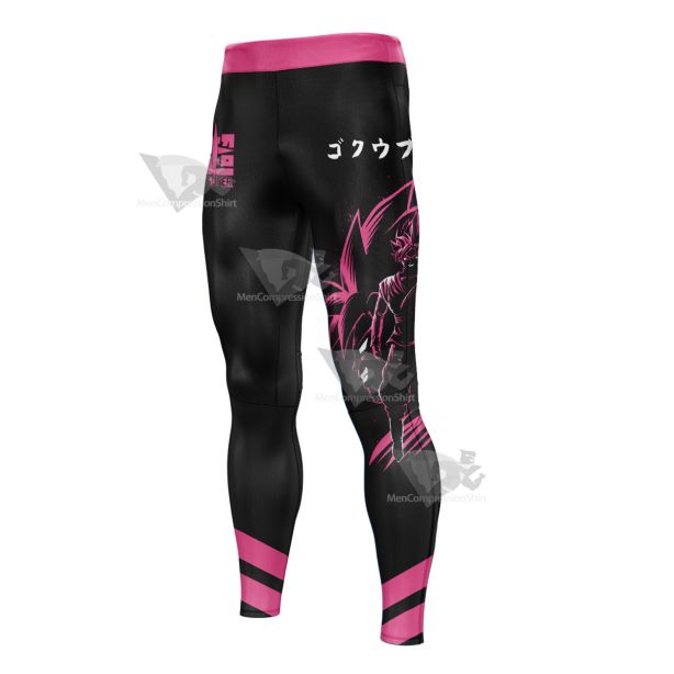 Dragon Ball Goku Black Rose Mens Compression Legging