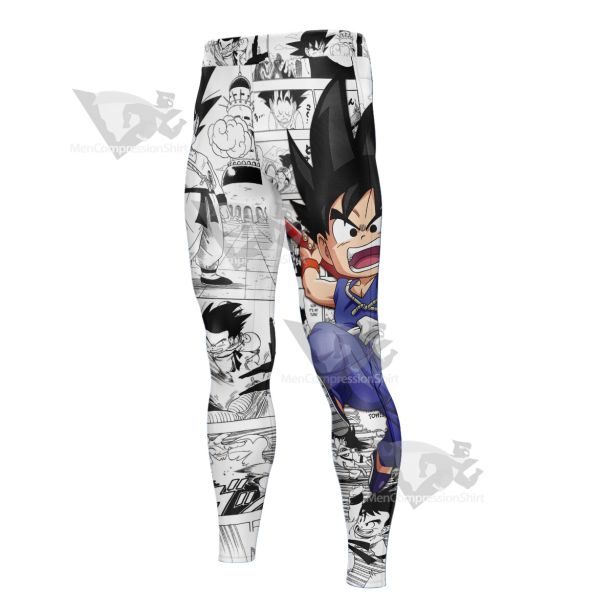 Dragon Ball Little Goku Strongest Men Compression Legging