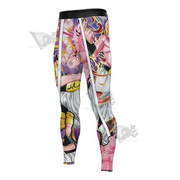 Dragon Ball Majin Buu Pink Mens Compression Legging