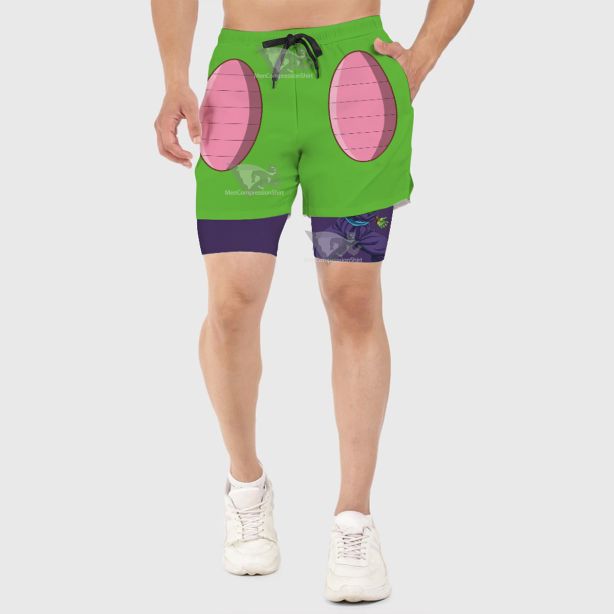 Dragon Ball Piccolo Green Men Compression Gym Short